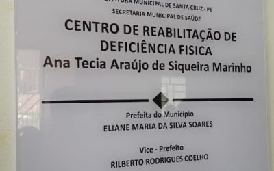 Reinauguração do Centro de Reabilitação de Deficiência Física