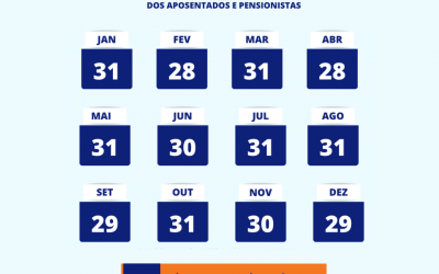 Calendário de Pagamentos 2023 do FUNPRESC